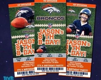 Popular items for broncos birthday on Etsy