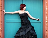 Sensational Corset Black Wedding Dress Gothic Elegant
