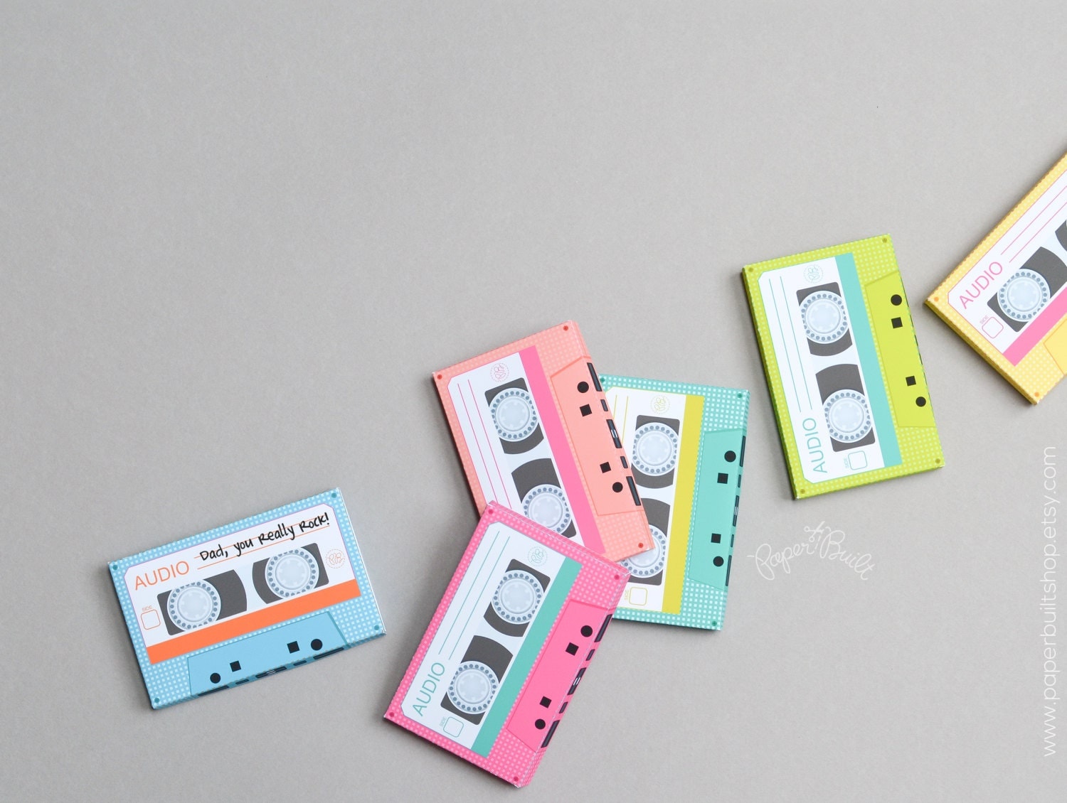 Cassette Tape Gift Card Holder 1980s Retro Cassette Tapes