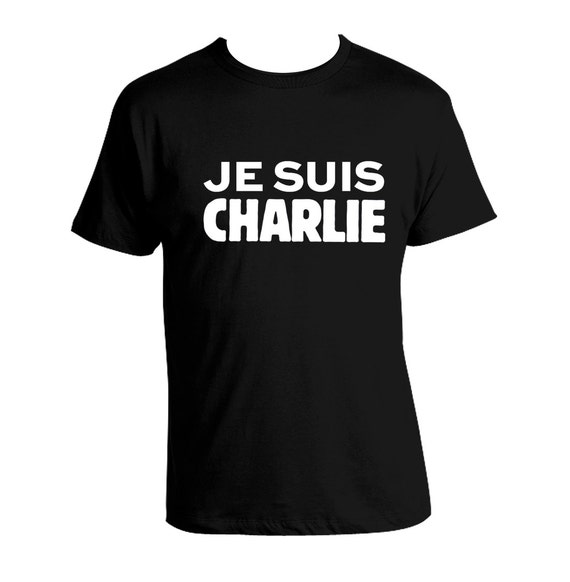 Je Suis Charlie Hebdo 100% Cotton T-shirt Sizes: by SevenFrogs