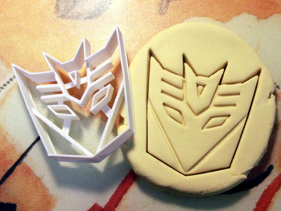 Transformer Decepticon Cookie Cutter by StarCookies on Etsy