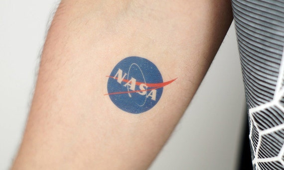 Items similar to NASA Temporary Tattoos Set of 2 on Etsy