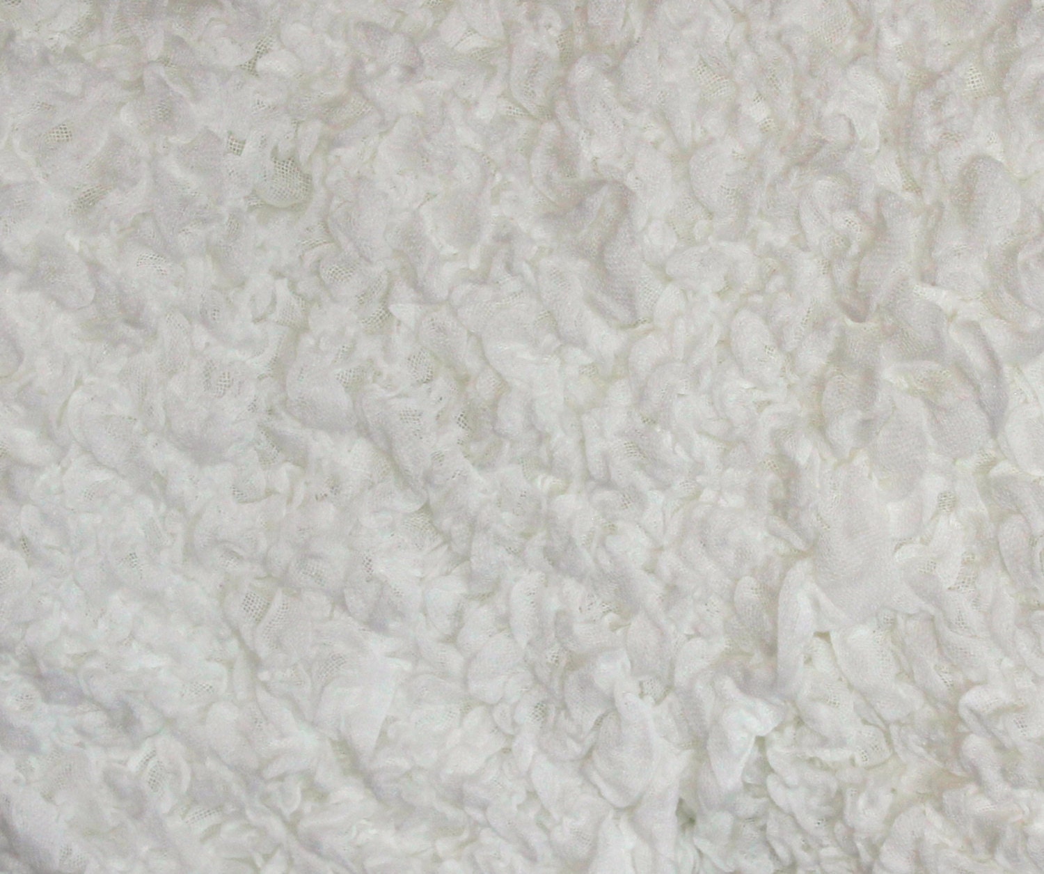 White Blanket Soft cozy textured stretchy blanket by Neckarations