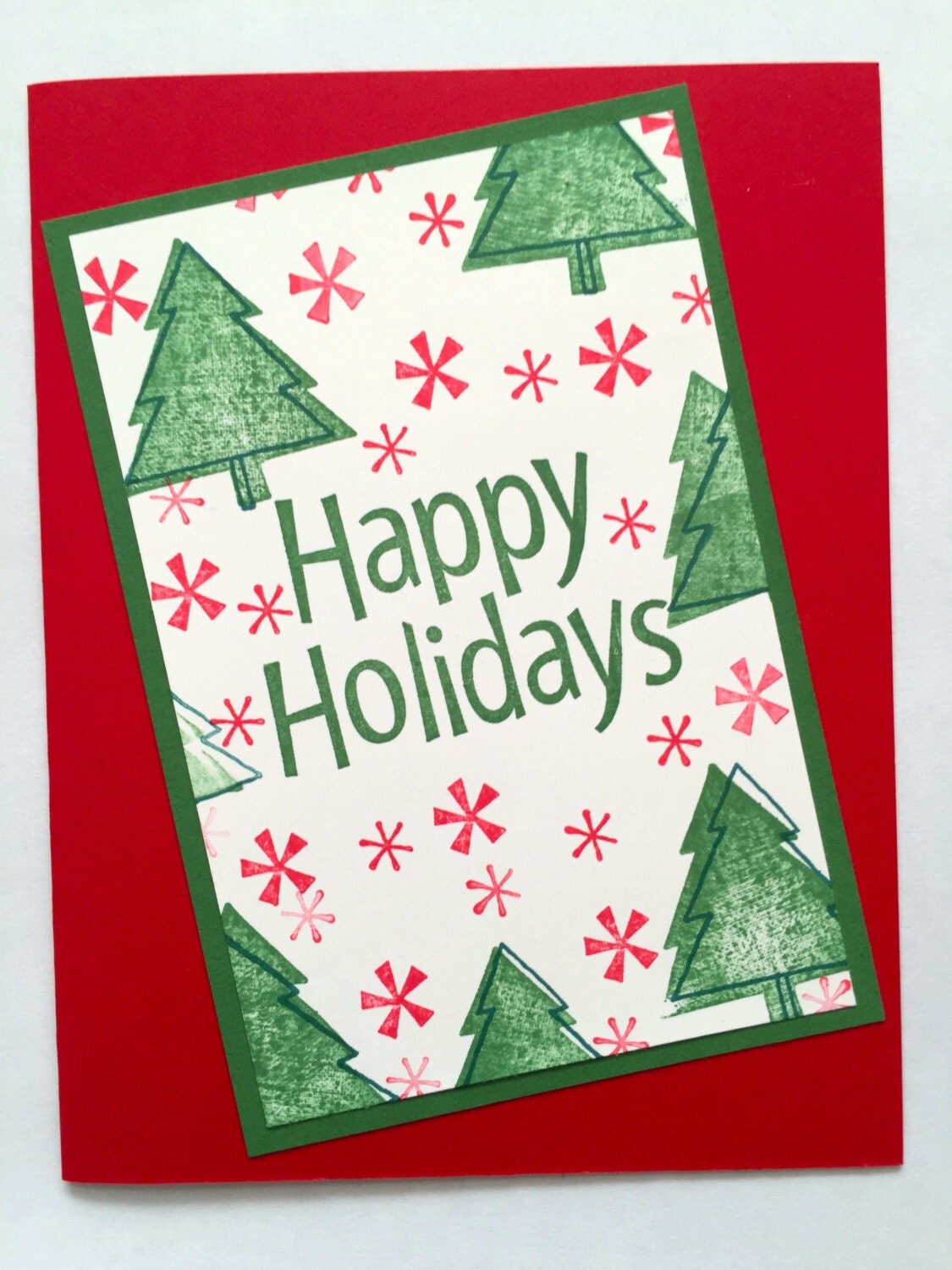 Happy Holidays Christmas Card Cheerful by PrincessGreetings