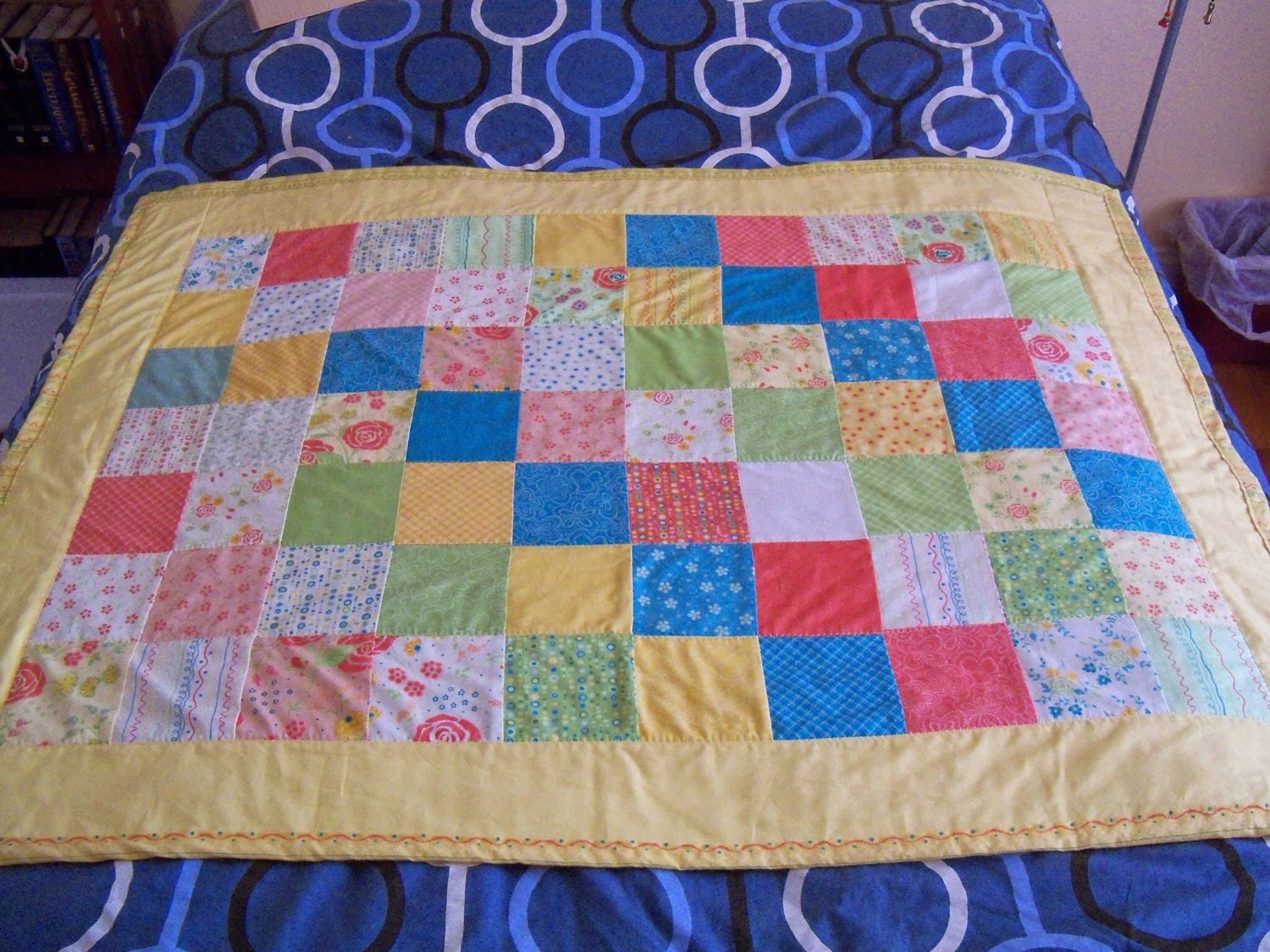 Wheelchair Quilt wheelchair blanket all cotton by QuiltsAndScapes