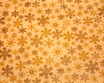 Christmas table runner, Table Centerpiece, Gold tabletopper, snowflakes, reversible, Table Mat, Table Cover, Tablecloth, Quilted