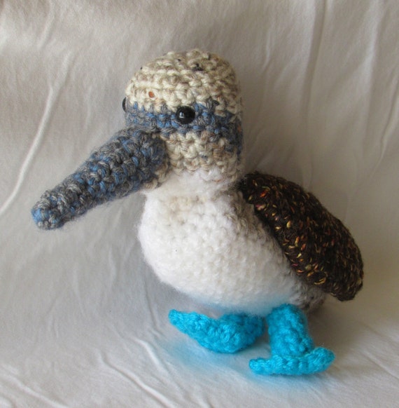 stuffed blue footed booby