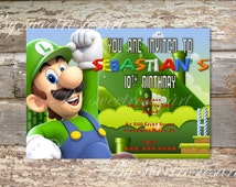 Luigi Party Invitations 7