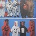 UNCUT Simplicity Sewing Pattern 8582 Size 1/2, 1, 2, 3, 4 Toddler Costumes Bunny, Cow, Ladybug, Lion, Pumpbkin, Ghost, Bear