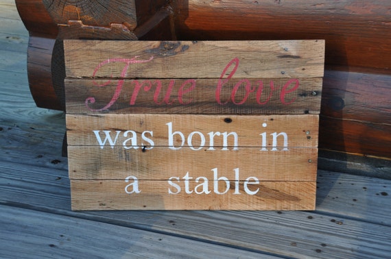 true love was born in a stable simply southern shirt