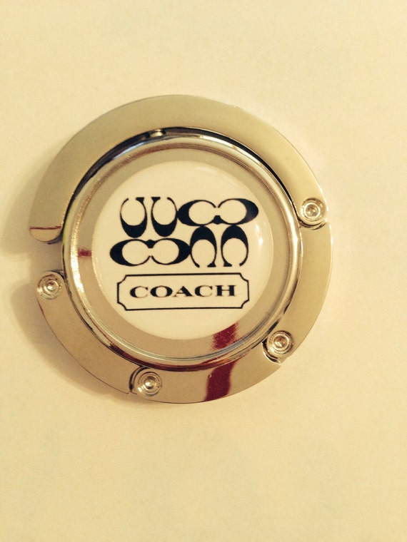 Items similar to Designer Portable Foldable Purse Handbag Hook Hanger