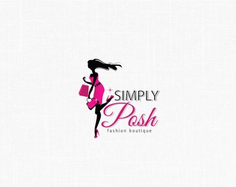 Custom Character Logo Design / Fashion Girl