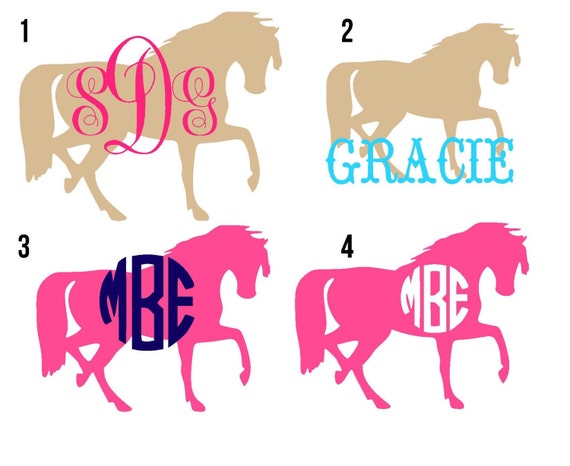 horse monogram shirt