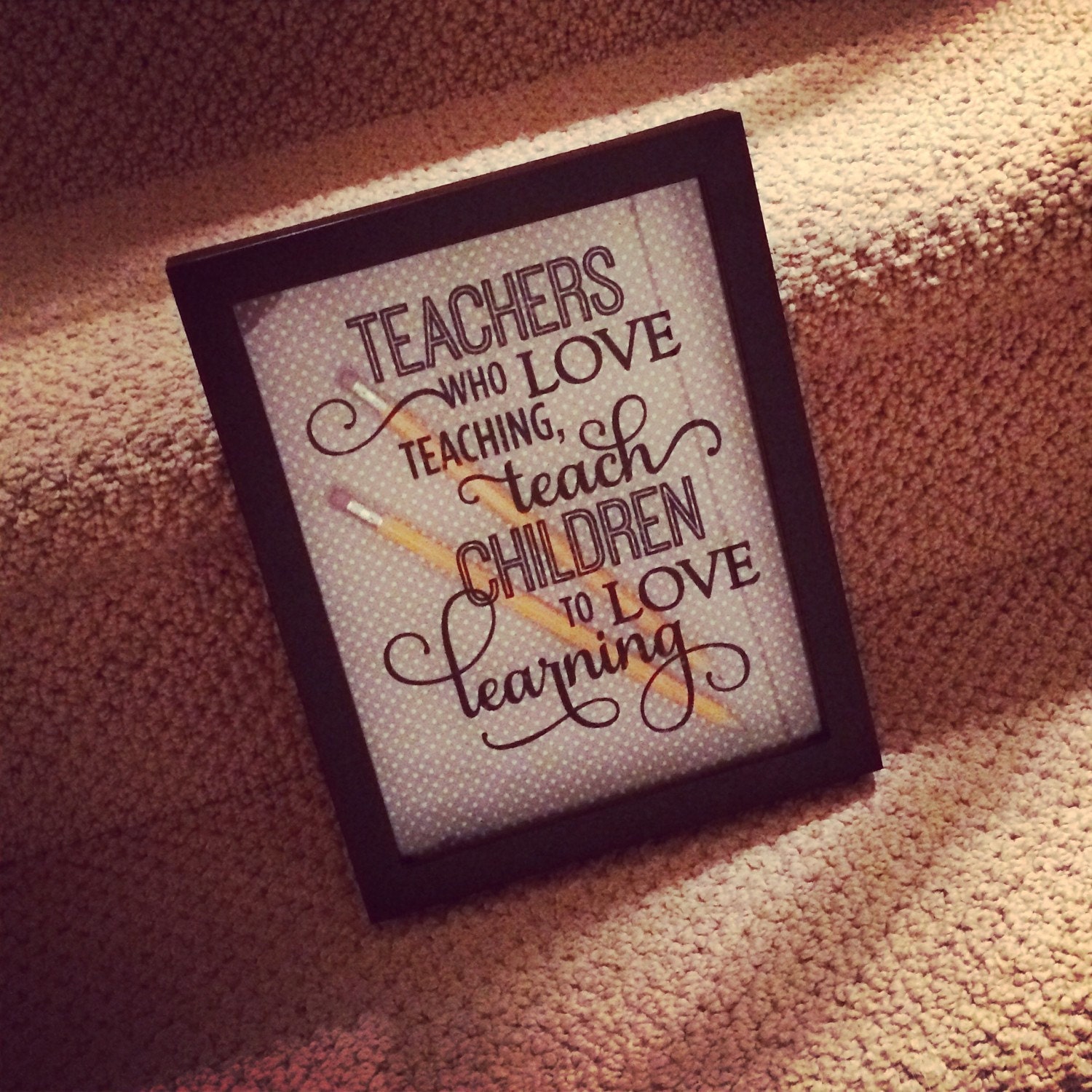 Teacher Appreciation Shadow Box