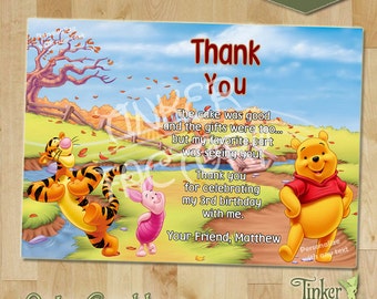 Tigger thank you | Etsy