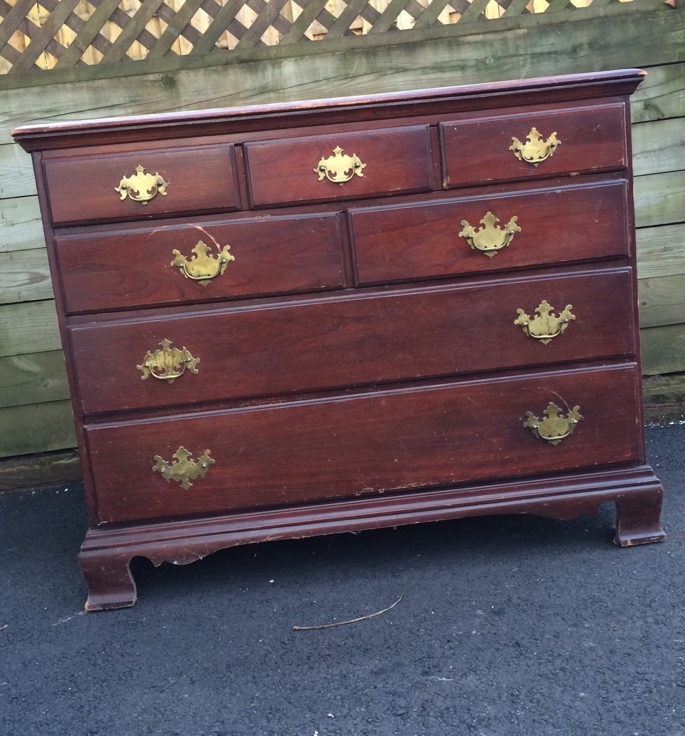 Vintage Solid Wood Dresser, Circa 1940s Haute Juice