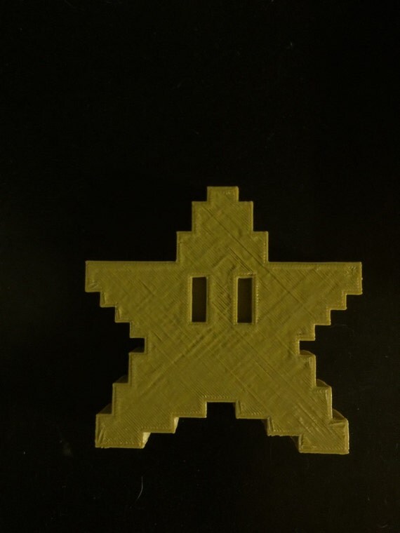8 bit christmas tree star mario nintendo by plastiqparts 8 bit christmas tree star mario nintendo by plastiqparts
