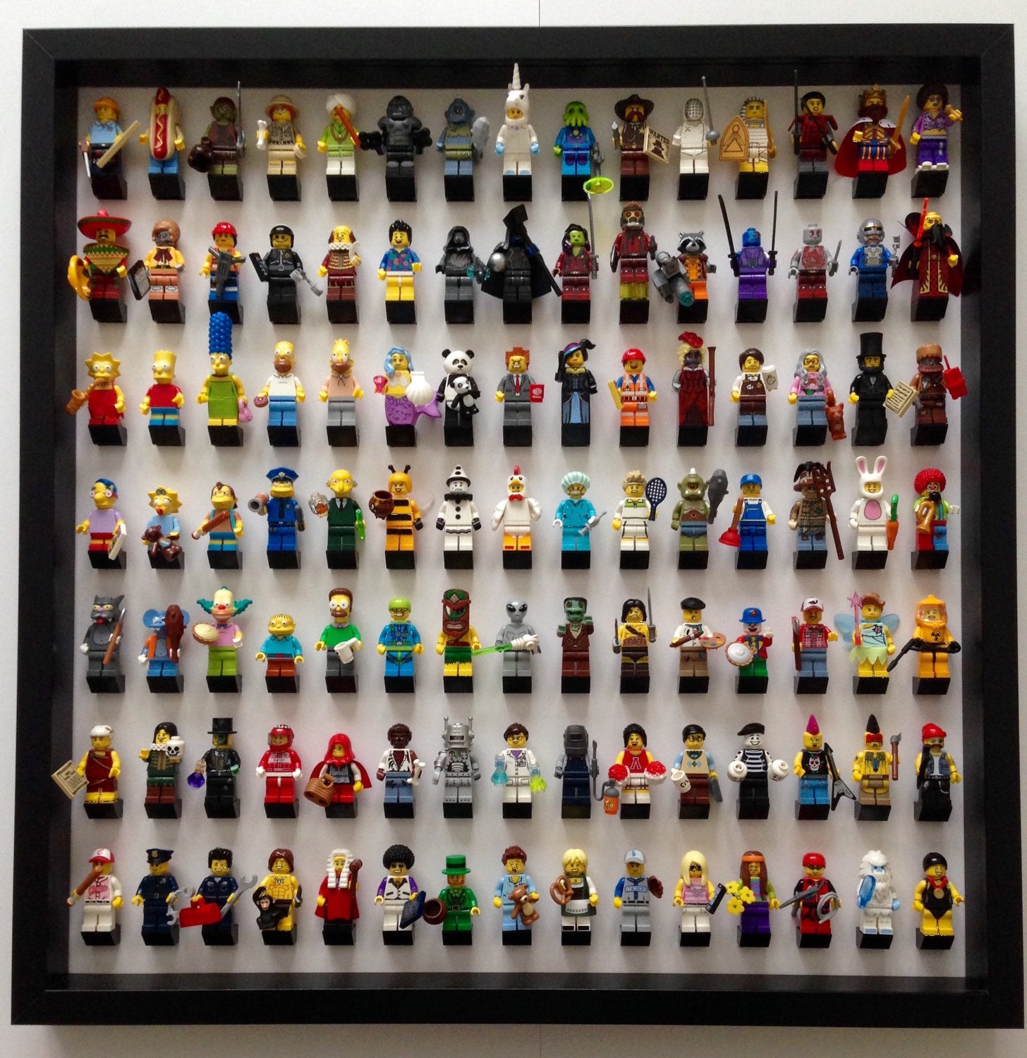 lego minifigure displays