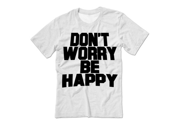 Don't Worry Be Happy T-Shirt Bob Marley WEED by fringepeople