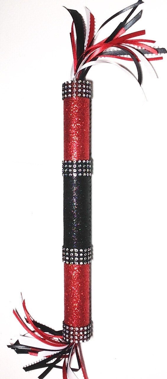 Cheerleading Spirit Stick Cheer Stick Black by GlitzyGirlzGiftz
