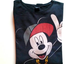 grey mickey mouse jumper