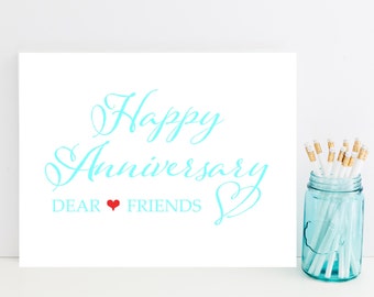 Happy Anniversary Card - Anniversary Card for Couple