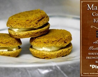 6 "Pistachio" NC Southern Style French Macaroon Biscuits