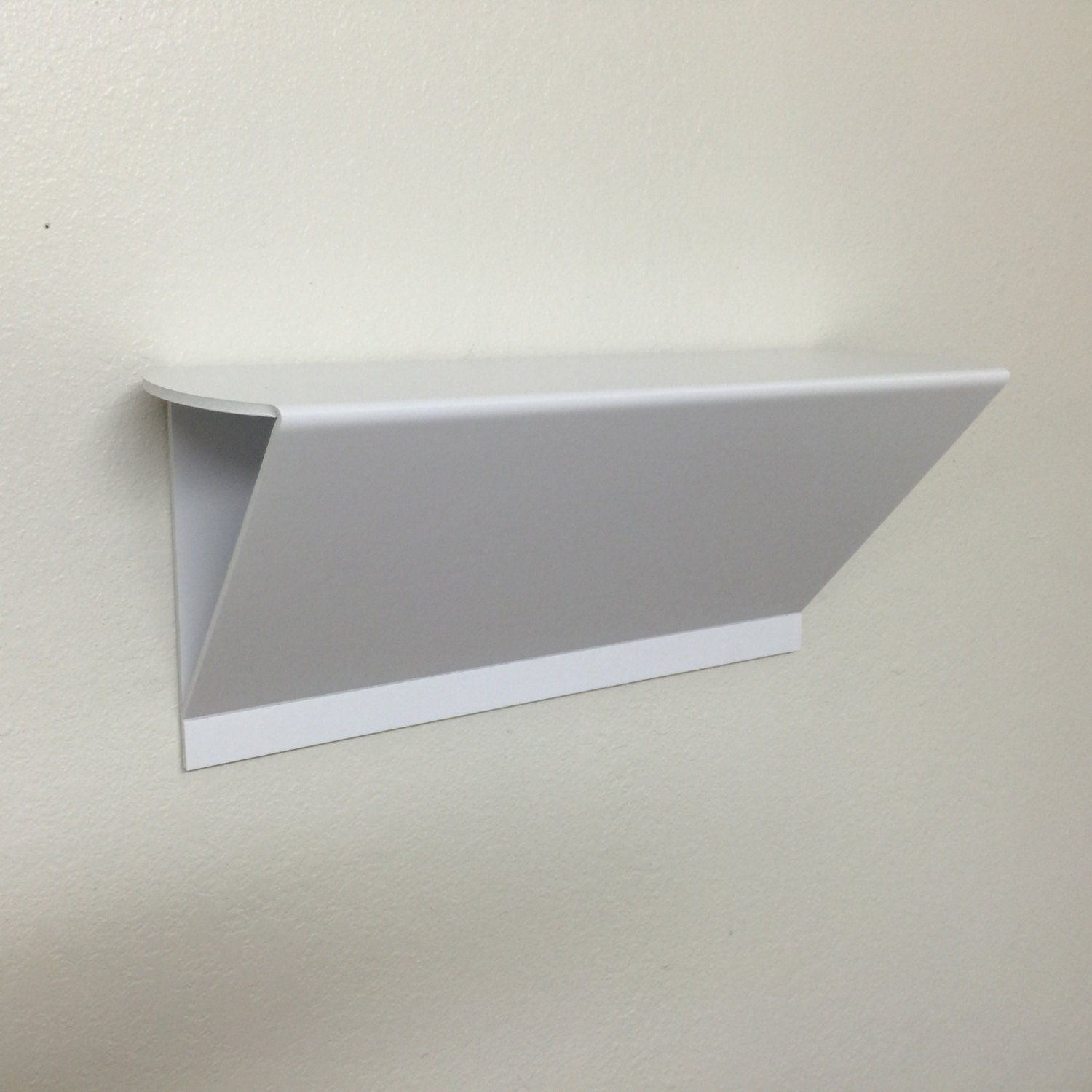 Dorm Shelf. Kzer patented adhesive mounted shelf. no tools