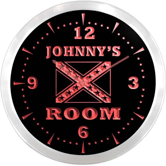 Personalized Rebel Confederate Flag Room 3D Neon by LEDengraver