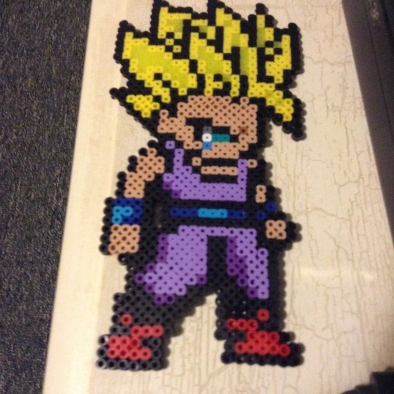 Items similar to Dragon Ball Z Super Saiyan 2 Gohan perler bead on Etsy