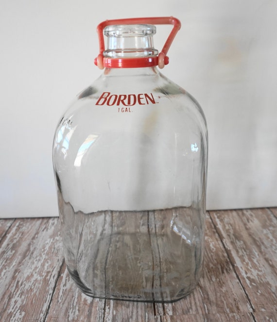 Vintage Borden's Milk Jug Old Milk Jar Antique Bordens