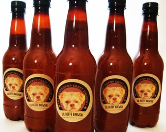 Dog beer, Non-Alcoholic Organic: Lil Heffe Dog Brewski forDog Gift/Dog Treat