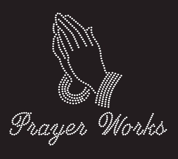 Custom Rhinestone Prayer Works by DbdafBlingDesigns on Etsy