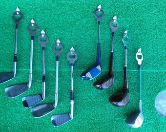 VINTAGE GOLF CLUB Bottle Opener (Beer Opener)-Groomsmen Gift-Bar Accessories