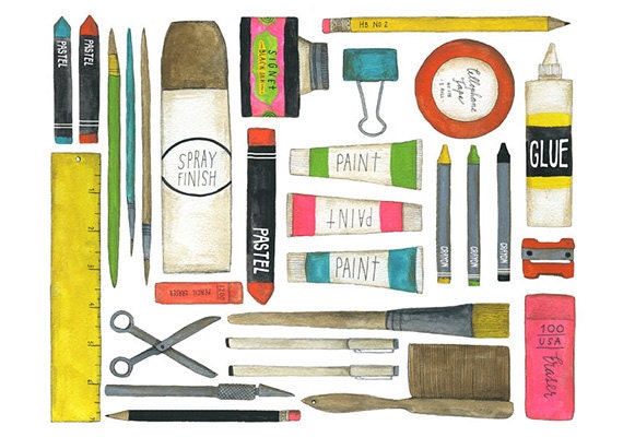 Drawing Materials and Tools -  Bright Light Fine Art Tips and Advice