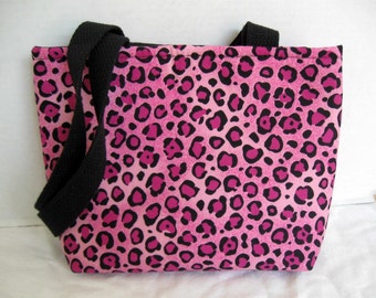 pink cheetah purse