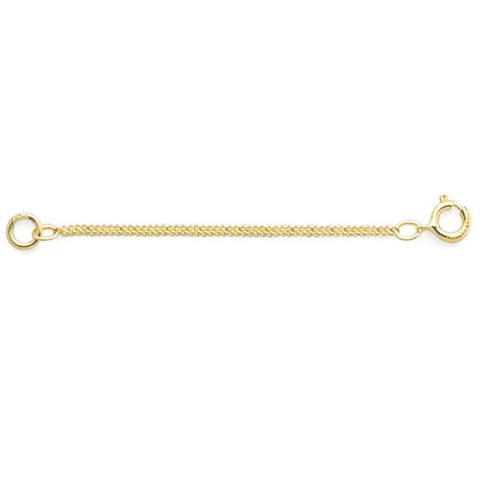 14K gold rope chain extender 2 long