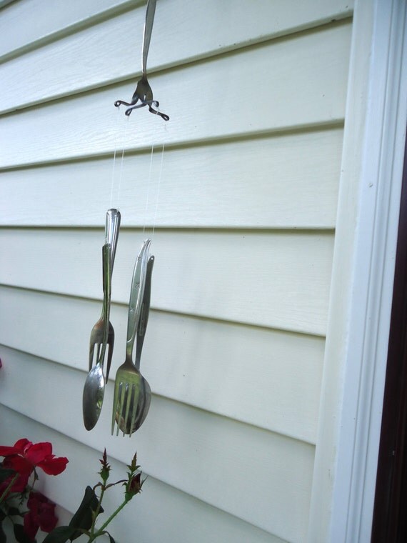 Spoon Wind Chime Fork Wind Chime Recycled Fork