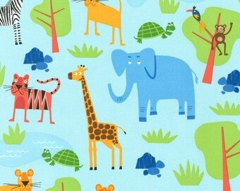 Jungle Party by Edward Miller for Robert Kaufman, LAST 38 Inches