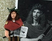 Moliere French Art Doll Miniature Historical Comedy Theatrical Character Moliere French Art Doll Miniature Historical Comedy Theatrical Character