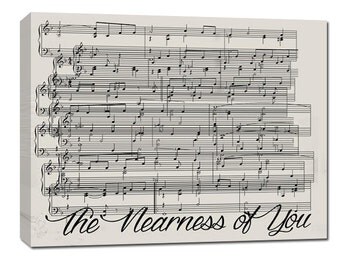 Sheet Music Wall Art anniversary gift for him / sheet music wall art anniversary Sheet Music Wall Art anniversary gift for him / sheet music wall art anniversary