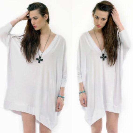 asymmetrical t shirt dress