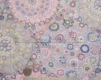 Kaffe Fassett MILLEFIORE Gray Grey Pwgp92 Gp92 Quilt Fabric - by the Yard, Half Yard, or Fat Quarter FQ