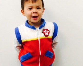 Paw patrol Ryder inspired jacket vest