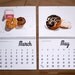 Donuts of the Bay Area 2015 Wall Calendar - An Illustrated Calendar Featuring Doughnuts for the Fried Dough Fanatic and Foodie