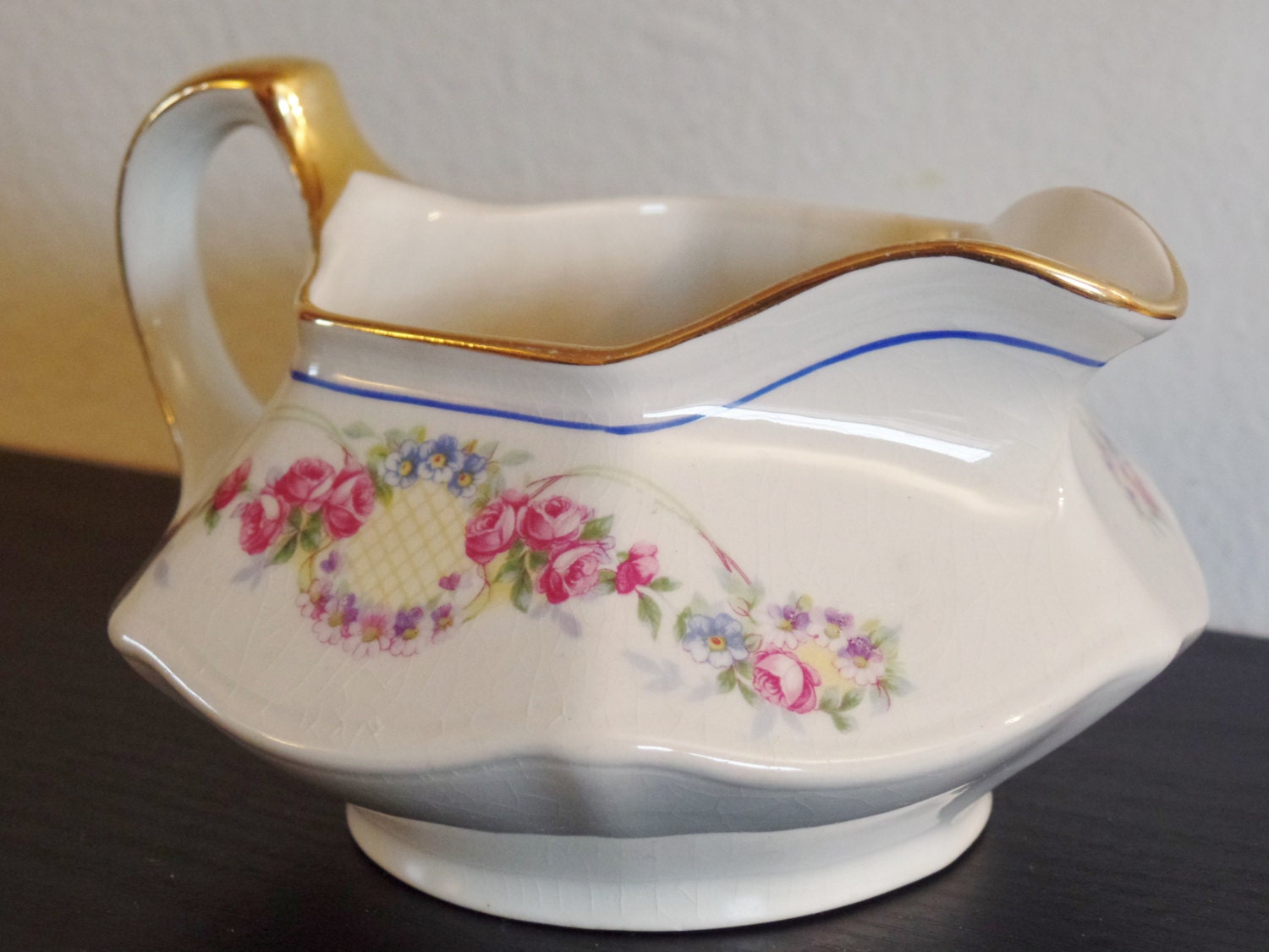 Vintage American Limoges China Co. Creamer Mid Century
