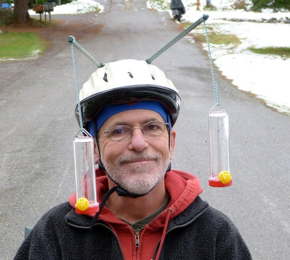 White Hummingbird Feeder Helmet Hummer Hat Hummer Feeder