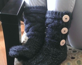 SLIPPER SOCKS with leather suede soles