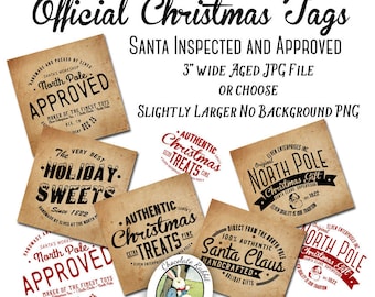 Vintage Christmas Reindeer Food Label Image by chocolaterabbit