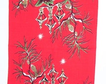 Linen House Red Christmas Tea Towel 44x65cm main image 0